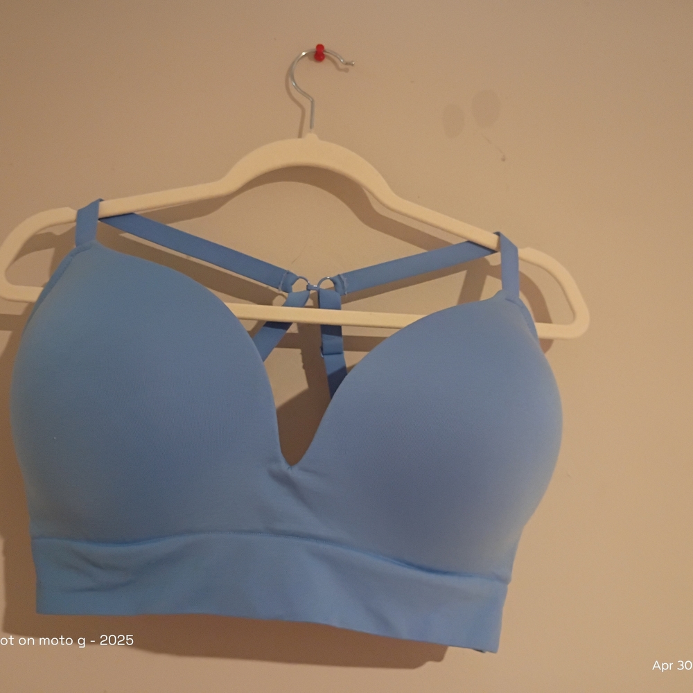 No Boundaries Light Blue Padded Bralette